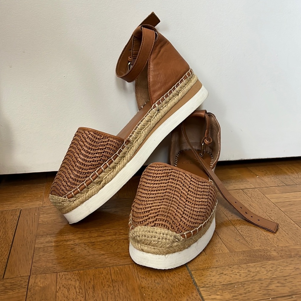 Vince Camuto Espadrille Ankle Strap Platforms